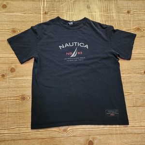 Vintage Black Nautica NS 83 Tee Size L